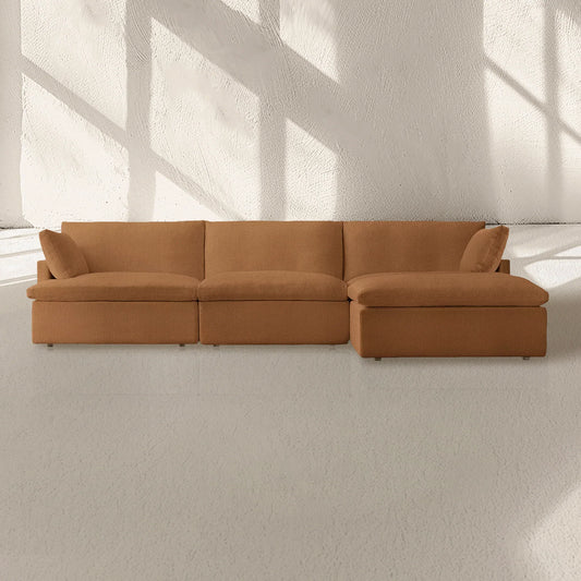 Sunshine Modular Track Arm Right-Arm Sofa-Chaise Sectional