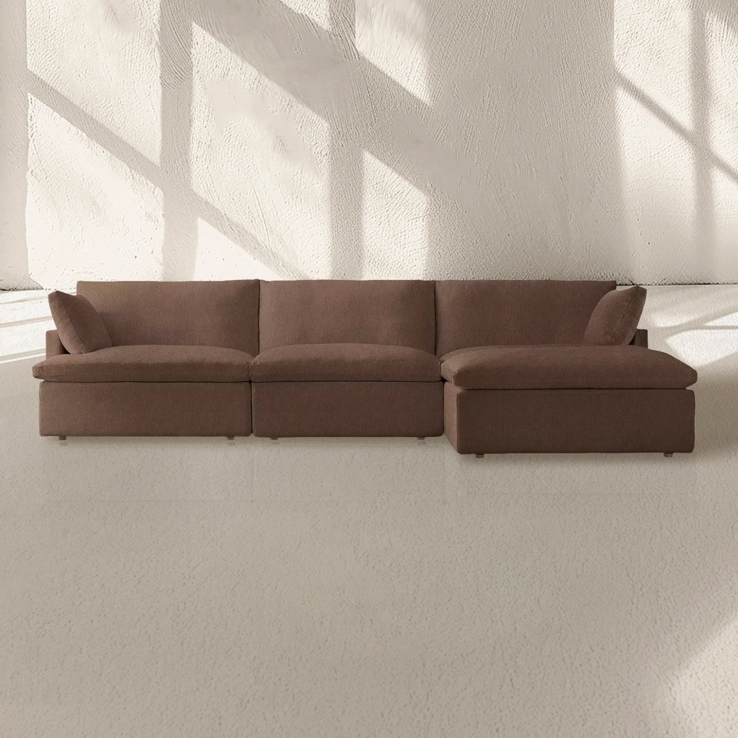Sunshine Modular Track Arm Right-Arm Sofa-Chaise Sectional