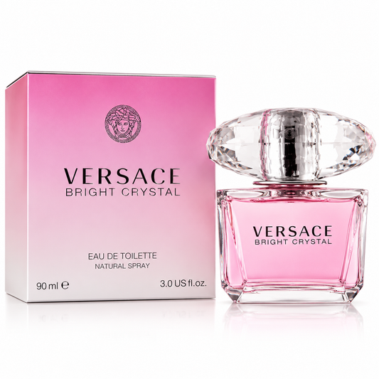 Versace Bright Crystal Eau de Toilette for Women – 3.0 Ounce / 90 ml