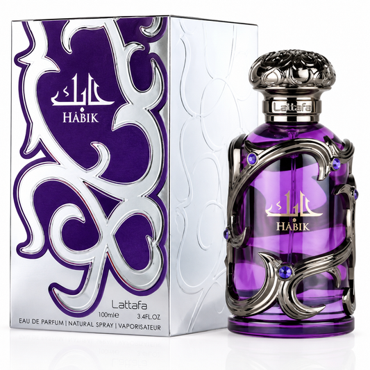 Lattafa Habik for Men Eau de Parfum Spray – 3.40 Ounce / 100 ml