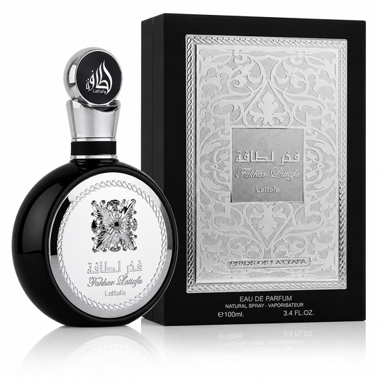 Lattafa Fakhar for Men Eau de Parfum Spray – 3.4 Ounce / 100 ml