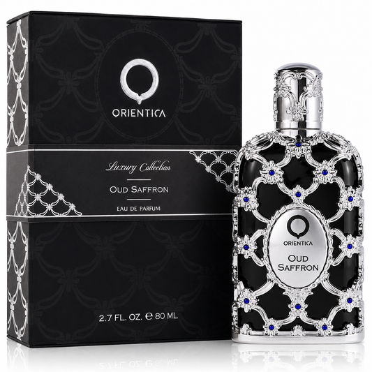 Orientica Oud Saffron Unisex Eau de Parfum Spray – 2.7 Ounce / 80 ml