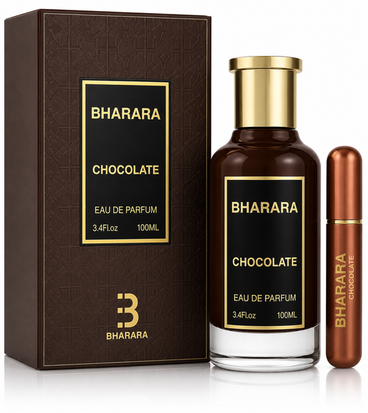 Bharara Chocolate for Unisex Eau de Parfum Spray – 3.4 Ounce / 100 ml