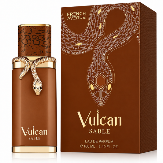 French Avenue Vulcan Sable Eau de Parfum – 3.40 Ounce / 100 ml Unisex Fragrance