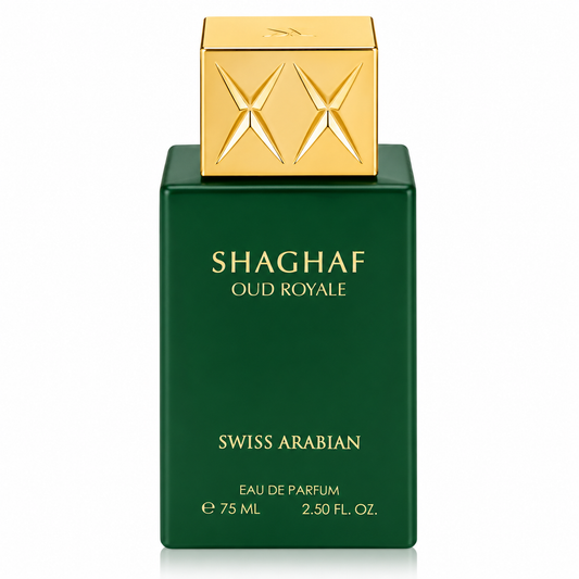 Swiss Arabian Shaghaf Oud Royale Eau de Parfum for Women & Men – 2.50 Ounce / 75 ml