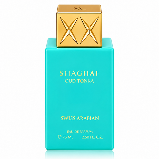 Swiss Arabian Shaghaf Oud Tonka Eau de Parfum for Unisex – 2.50 Ounce / 75 ml