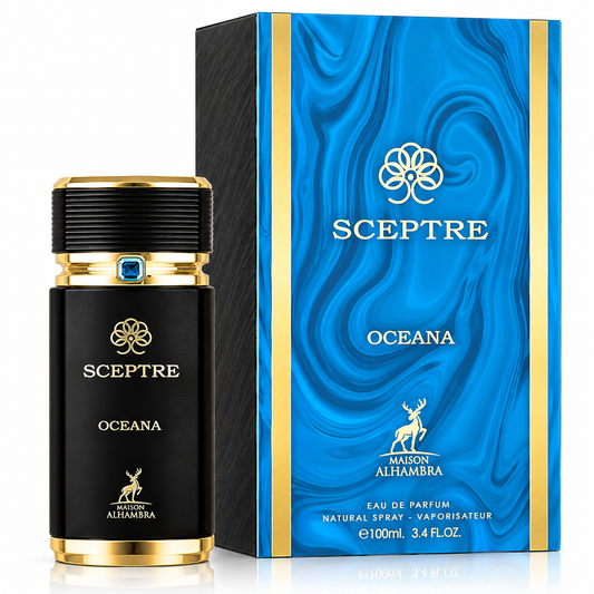 Maison Alhambra Sceptre Oceana Eau de Parfum Spray for Unisex – 3.40 Ounce / 100 ml