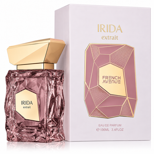 Fragrance World French Avenue Irida Extrait de Parfum for Unisex – 3.40 Ounce / 100 ml