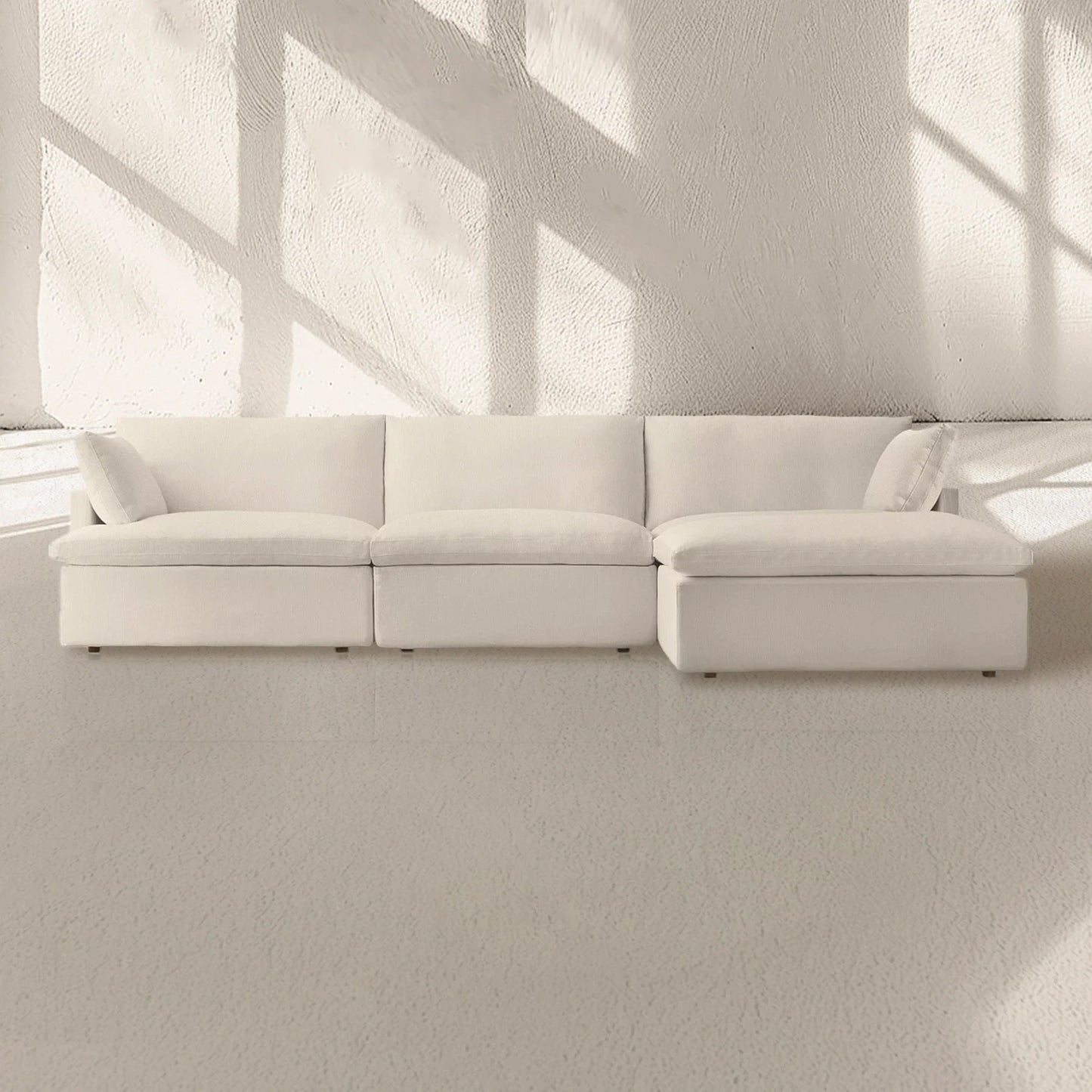 Sunshine Modular Track Arm Right-Arm Sofa-Chaise Sectional