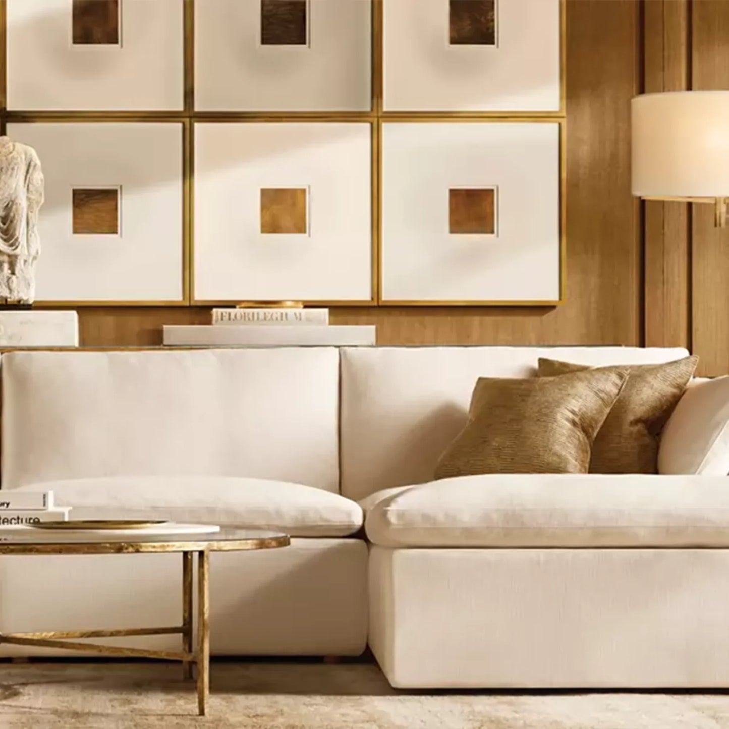 Sunshine Modular Track Arm Left-Arm Sofa-Chaise Sectional