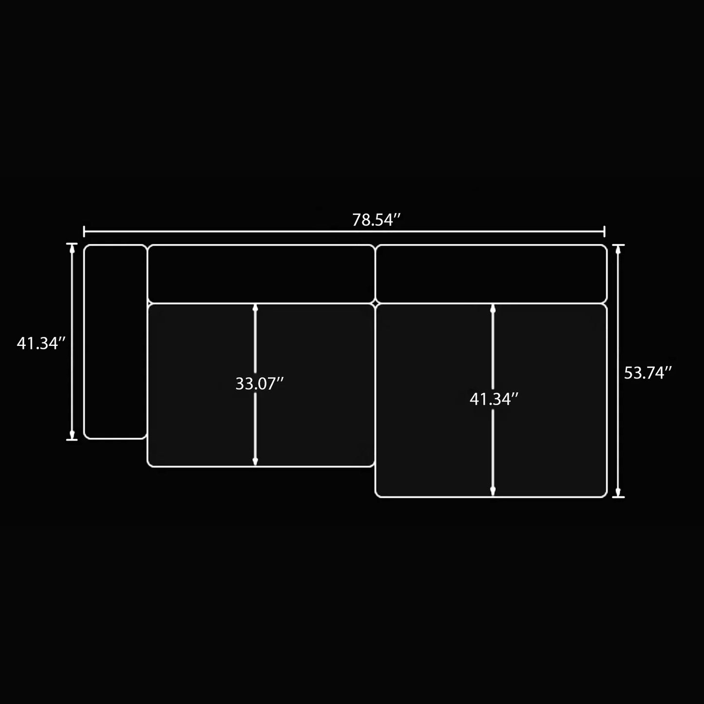 Italian Minimalist Corduroy Sofa
