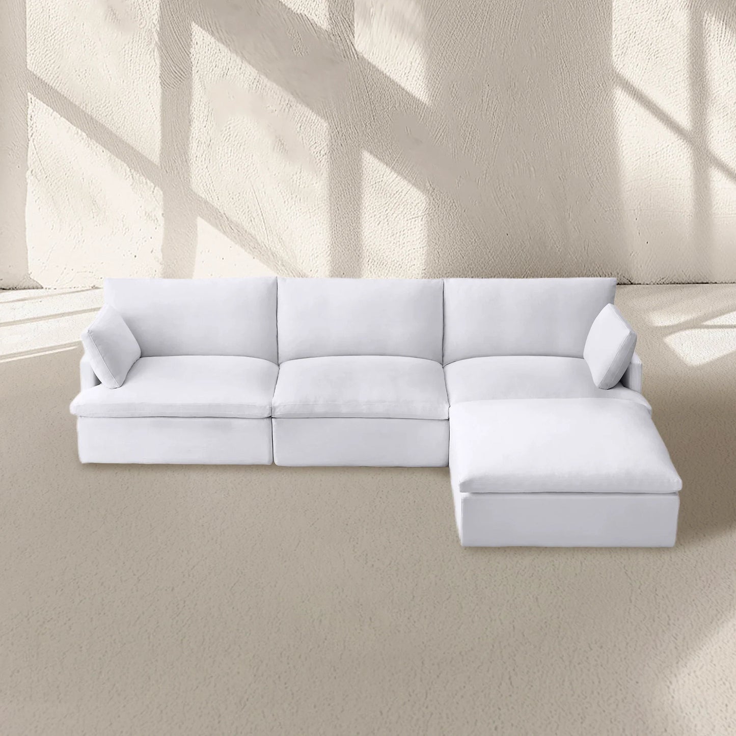 Sunshine Modular Track Arm Right-Arm Sofa-Chaise Sectional